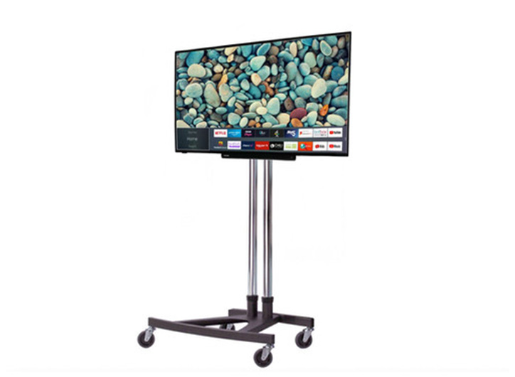 Floor mounted 50" tv screen